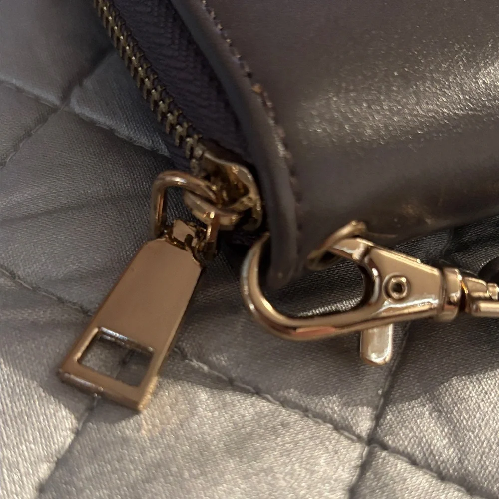 Gray Wristlet Clutch